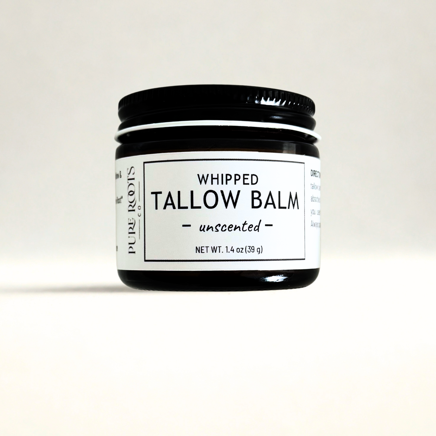 🎁 Unscented Whipped Tallow Balm - net wt. 1.4 oz (2 oz jar) (100% off)
