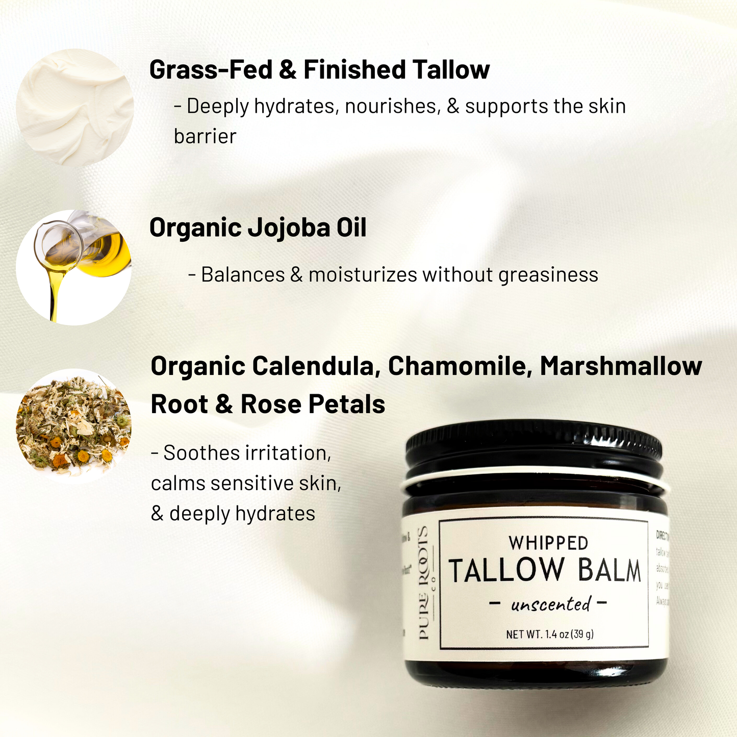 Unscented (Herb-Infused) | Whipped & Non-Whipped